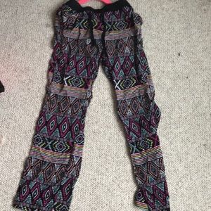 Flexible patterned  jazzy pants